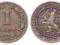 Holandia - moneta - 1 Cent 1877 - nowy TYP