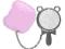 Lusterko okrąge pink collection Sublimacja