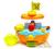 KOLOROWY STATEK Z ZABAWKAMI DO KĄPIELI