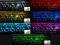 6x LED RGB oświetlenie nastr. 5VUSB ZMIENIA KOLORY