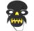 Maska miękka Potwór czarna Halloween NSH3468-5g