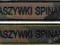 NASZYWKI SPINAKE Naszywka NAME PATCH mundur wz2010
