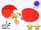 Zestaw Do Tenisa Stołowego 2 Rakietki Ping Pong