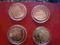 4 RÓŻNE 1 OZ .999 COPPER FINE