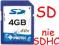 Szybka karta zwykła SD 4GB Pretec 60x nie SDHC Łdź