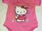 HELLO KITTY śliczne body 80 9-12m różówe bodziak