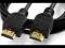 LF9 NOWY KABEL 2 x HDMI A (19PIN) 150cm BLACK-GOLD