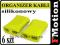 SILIKONOWY ORGANIZER KABLI 6 SZTUK