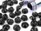 guziki komplet  8 sztuk- 4zł czarne  na stopce