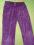 Spodnie fioletowe welur dres ZARA 140 8-10lat