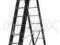 Drabina aluminiowa Mounter Altrex z rolkami 3x12