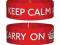 Keep Calm And Carry On - opaska, bransoletka
