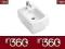 Villeroy &amp; Boch Memento Bidet 54280001 Wa-Wa