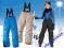 odzież nowa OUTLET spodnie snowboardowe CRIVIT HM
