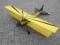 duży samolot DWUPŁAT 154cm źółty od 1zł BCM