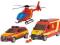 zestaw straż  2 pojazdy+helikopter 3314927