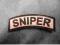 JTG - Naszywka 3D - Sniper Patch Tab - Desert