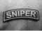 JTG - Naszywka 3D - Sniper Patch Tab - SWAT