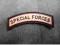 JTG - Naszywka 3D - Special Forces Tab - Desert