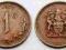RODEZJA RHODESIA 1 CENT 1972 T. S.