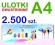 ULOTKI A4 - TANIO - 2.500 szt. - wysoka jakość