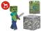 MINECRAFT ZESTAW Z FIGURKĄ ZOMBIE CREEPER GRA NOWY