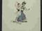 tyrolskie tańce, oryg. ok. 1868 + akwarela sygnowa