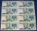 ZESTAW BANKNOTÓW 10 ZŁ RÓŻNE SERIE ! STAN UNC UNC-