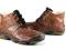 Skórzane Wygodne Buty Zimowe Trekking 041 Brąz #42