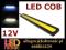 Lampa LED COB 12V Dzienne DRL MOCNE ŚWIATŁO!