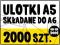 ULOTKI A5 do A6 składane - 2000 szt - MASZYNOWO