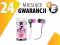 Słuchawki MAXELL AUDIO WILD PINK/BLACK (MAX31)