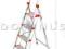 WF - 30 % ! DRABINY DRABINA ALUMINIOWA 4 STOPNIOWA