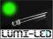 10x LED 3mm ZIELONA 8.000mcd 15st od LUMI-LED