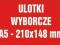 ULOTKI WYBORCZE WYBORY A5 500 szt PROMOCJA