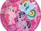 Talerzyki My Little Pony 23cm 8szt Urodziny Party