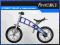 FirstBike Rowerek biegowy STREET BLUE z hamulcem