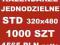KALENDARZE JEDNODZIELNE 2015 STD 320x480, 1000 SZT