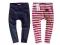 YD__ 2 x  NOWE  legginsy  _ 3-4 latka __  104 cm