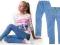 MANGO jegginsy niebieskie z kieszonkami 3,4l