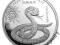 YEAR OF THE SNAKE  SREBRNY NUMIZMAT LOKACYJNY
