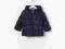 ZARA babyGILR KURTKA CIEPŁA GRANAT 6-9m. D118