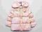 ZARA babyGILR KURTKA CIEPŁA RÓŻ 6-9m. D124