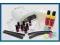 ZESTAW MANICURE HYBRYDA 5x LAKIER LAMPA 36W HM