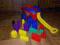 WADER MEGA BLOKS 670, klocki w wagoniku b.dobry
