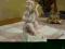 Belleek figurka porcelanowa kolekcjonerska Lutnik