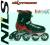 Rolki NILS EXTREME RED ABEC 7 REGULOWANE r.35-38