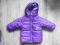 Dziewczęca fioletowa kurteczka 74 cm