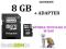 Karta pamięci + ADAPTER 8GB Huawei ASCEND Y530