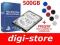 KIESZEŃ HDD SONY PS3 + DYSK 500 GB + NAKŁADKI PAD!